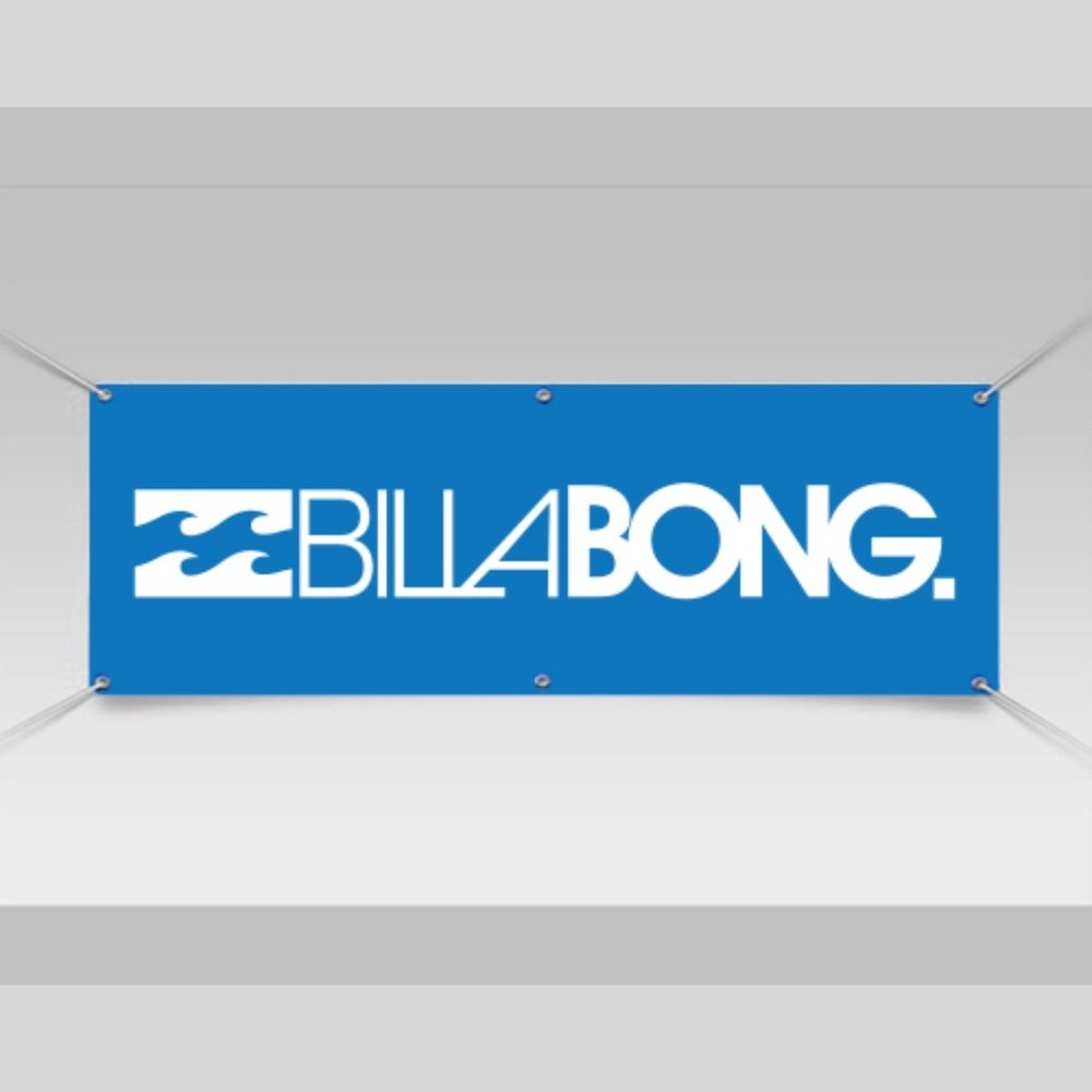BILLABONG Logo 5ft Vinyl Banner Sign Retail Surf Beach Store KioskVendor Display